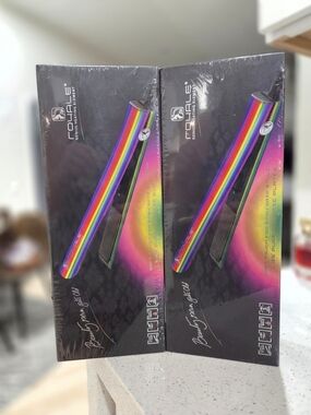 RoyaleUSA Corioliss Rainbow Hair Straightener - Multicolor X2